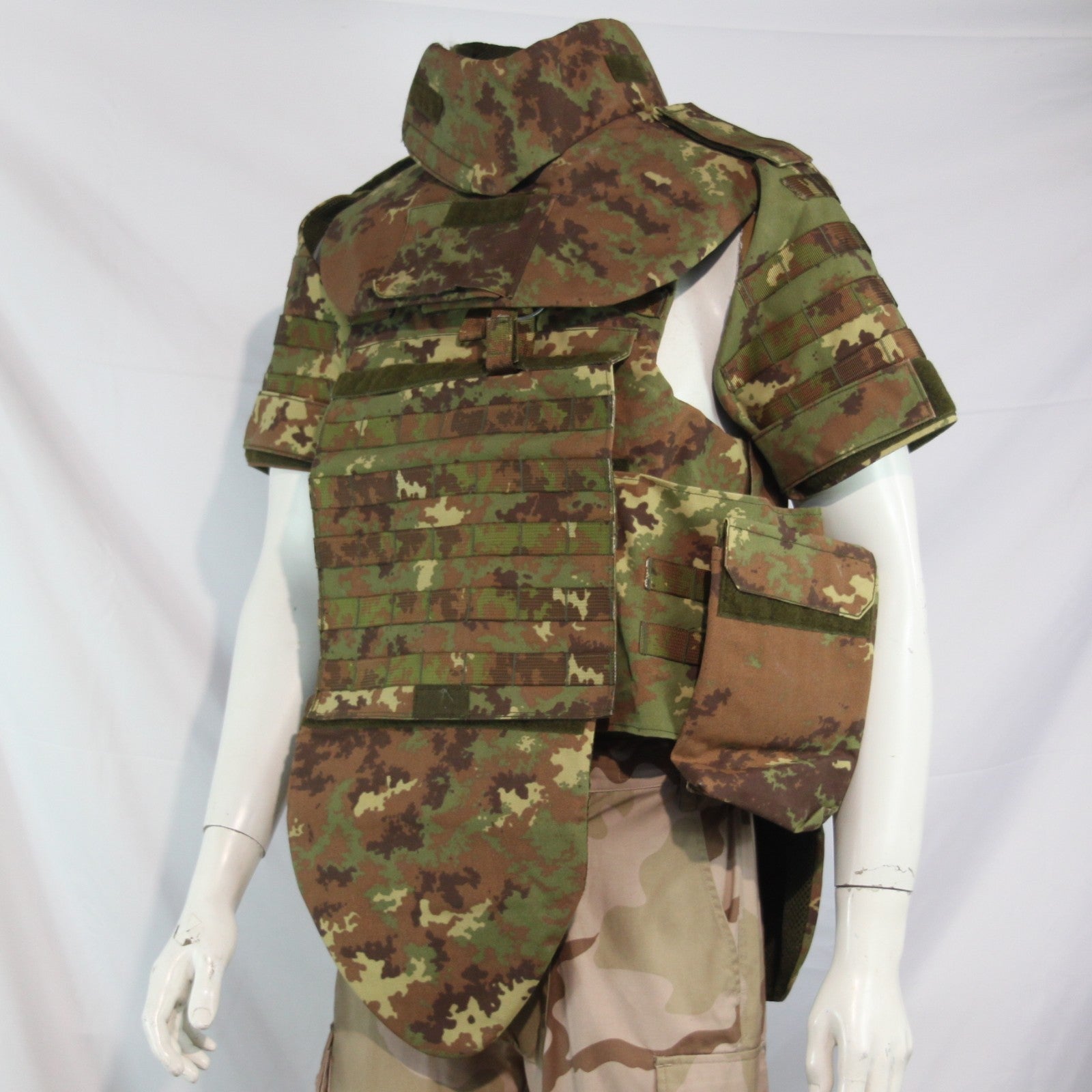 Italian Vegetato Camo Body Armour Cover Genuine Surplus w Bag Large (3982)