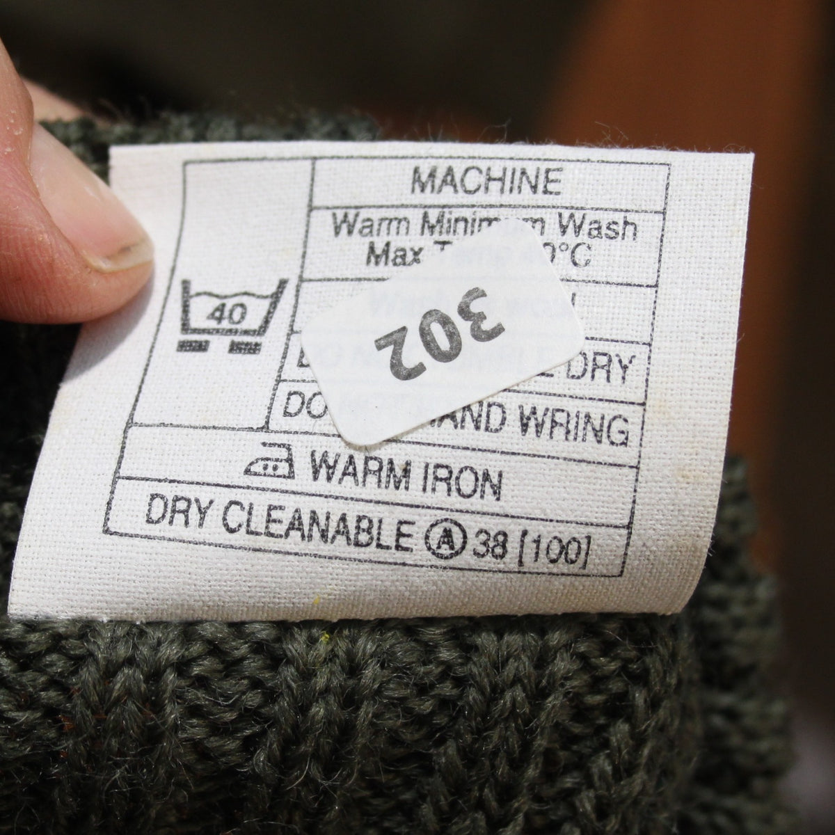 NEW British Army Olive Green Heavyweight Rib Jumper No Patches 34" Chest (4063)