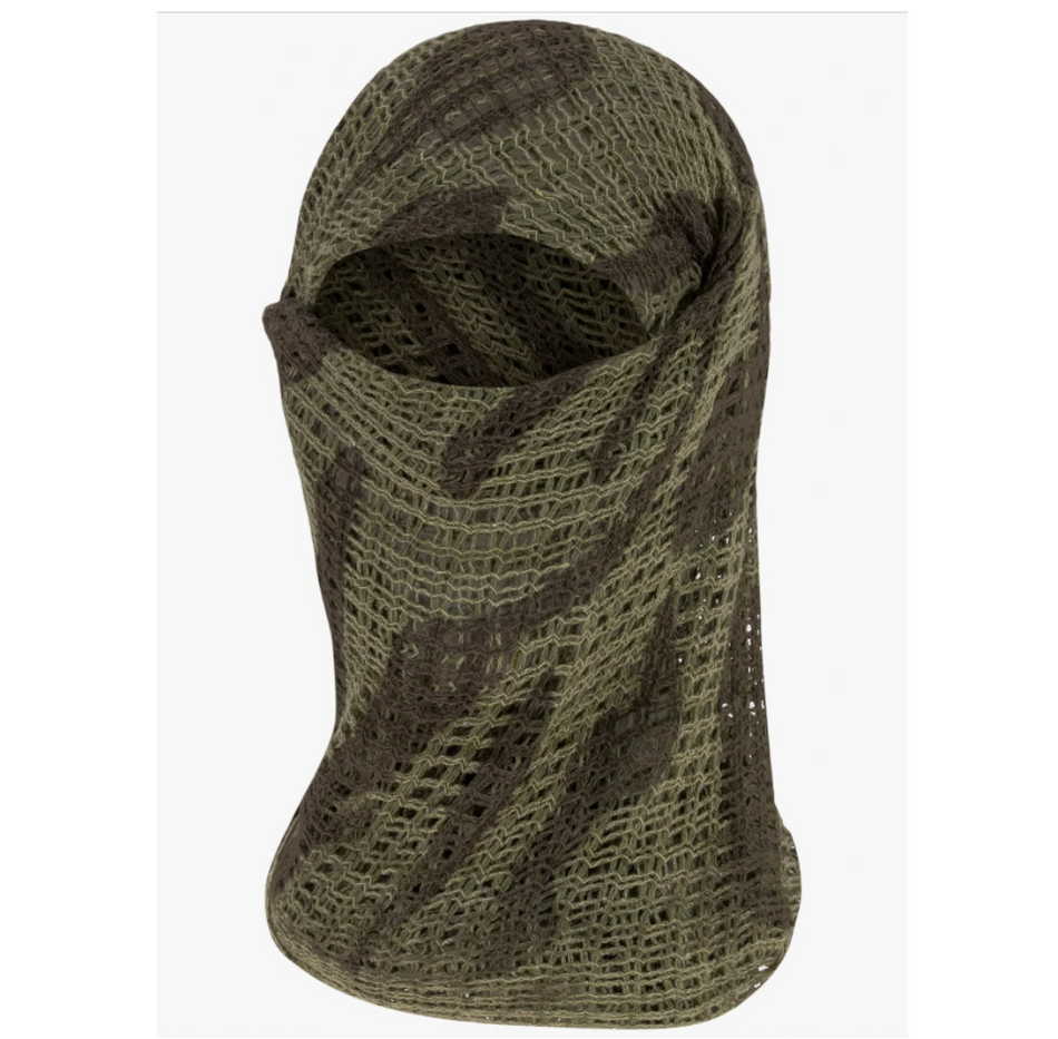 Highlander Camo Scrim Neck Scarf / Sniper Scarf Net Mesh Olive & black