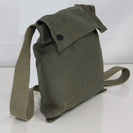 Genuine Surplus Vintage Army Military Small Side Bag Canvas Olive (3434)