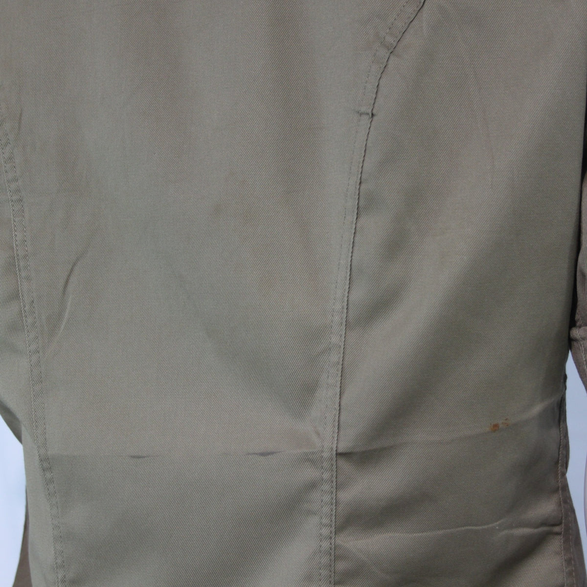 Genuine Surplus Italian Army Military Beige Sand Tan Shirt Short Sleeve 40(3417)