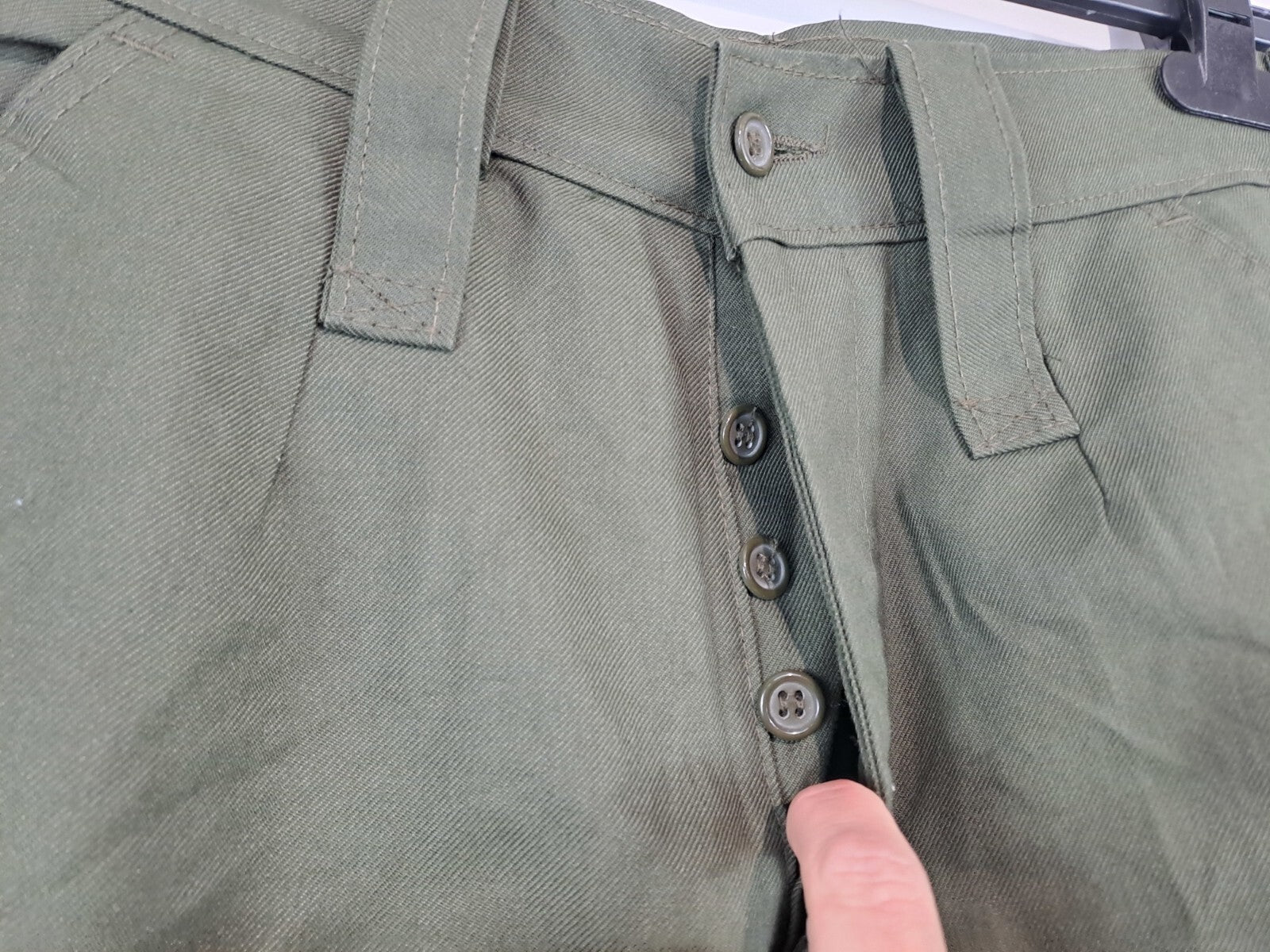 Genuine Surplus Olive Green Army Combat Trousers Combats Utility Unknown Country