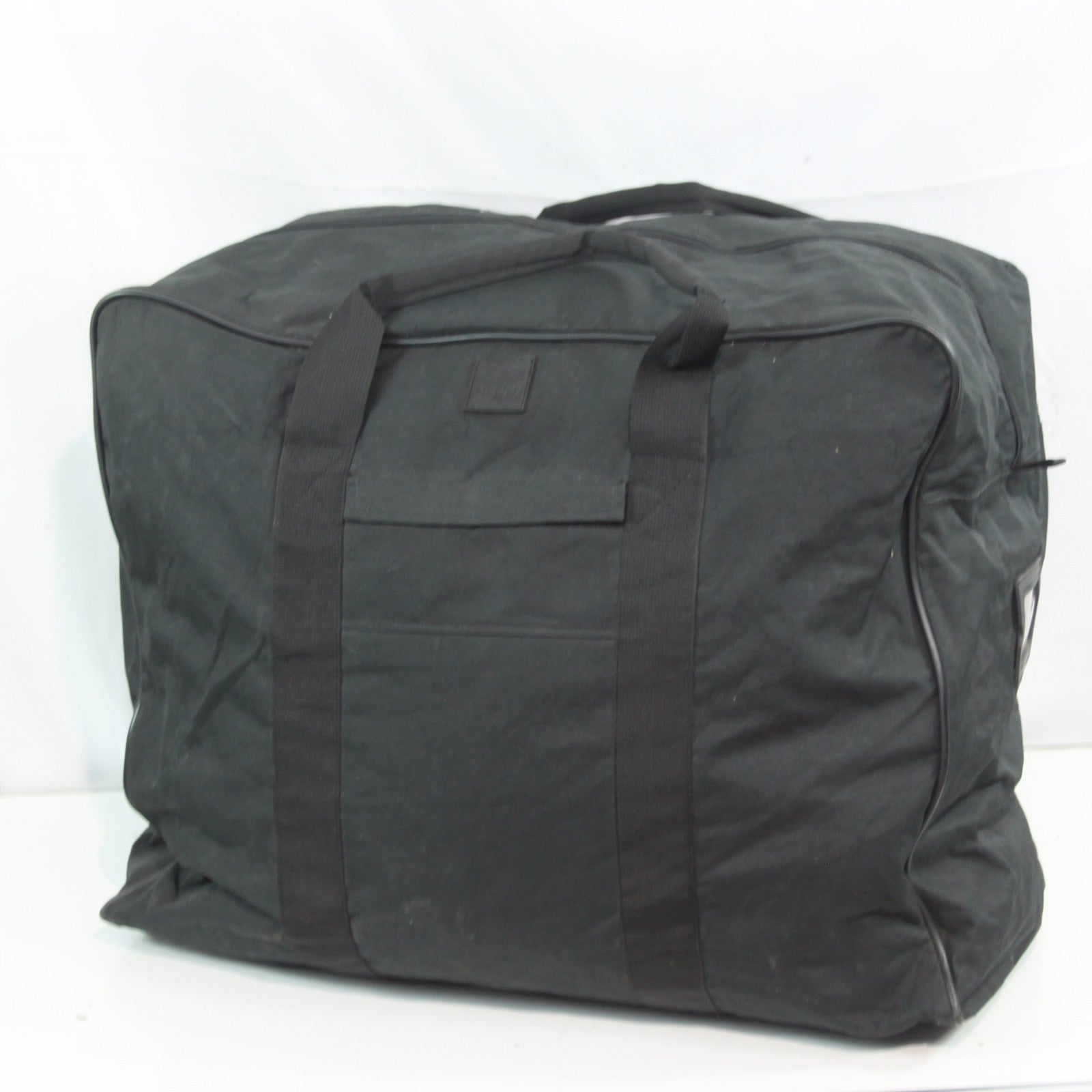 Nylon Military Black Holdall Genuine Surplus Duffle Bag Stained (4341)
