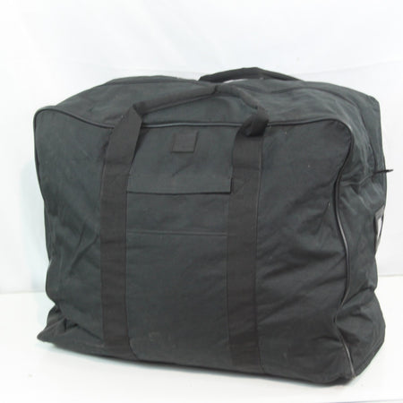 Nylon Military Black Holdall Genuine Surplus Duffle Bag Stained (4341)
