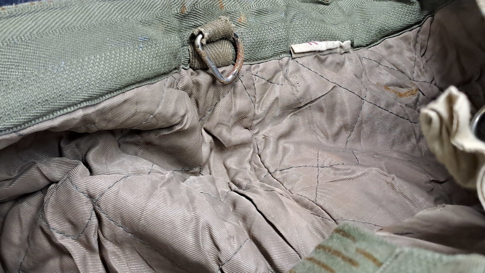 Genuine Surplus East German Army Vintage Rain Drop Camo Padded Winter Trousers