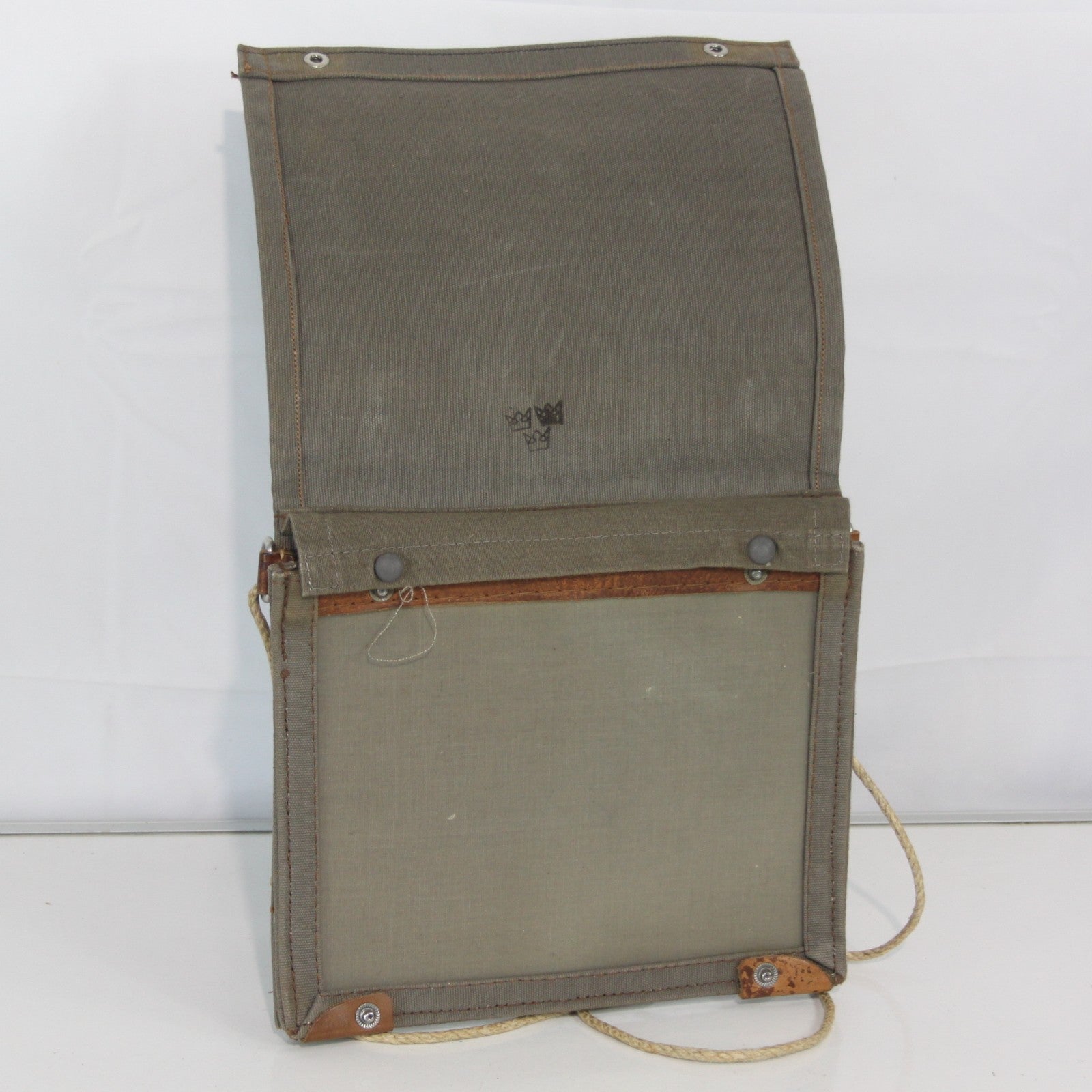 Genuine Surplus Vintage Swedish Army Military Map Case Canvas Khaki (3440)