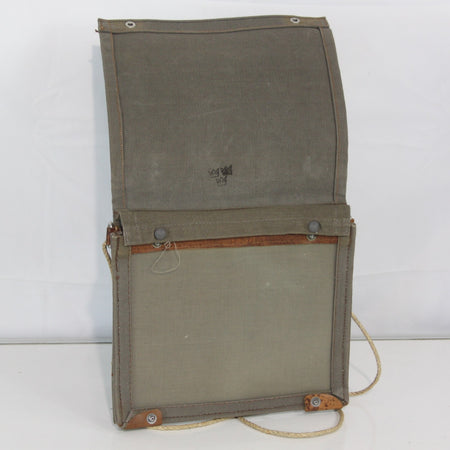 Genuine Surplus Vintage Swedish Army Military Map Case Canvas Khaki (3440)
