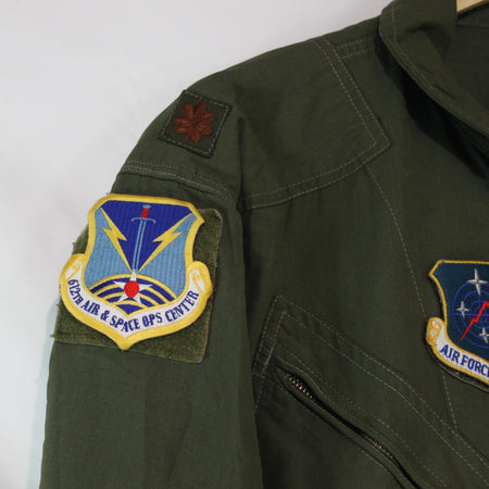 US Airforce Flight Suit Coverall Badged Genuine Surplus 44" Chest Short (3519)