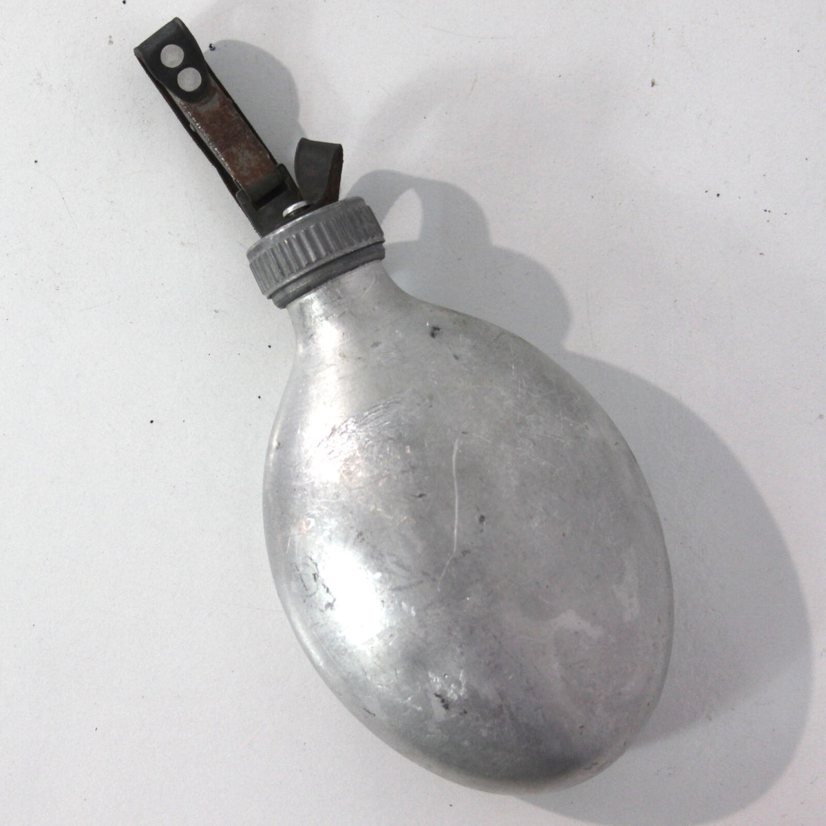 Genuine Surplus Romanian Army Hanging Metal Water Bottle Screwtop 3232