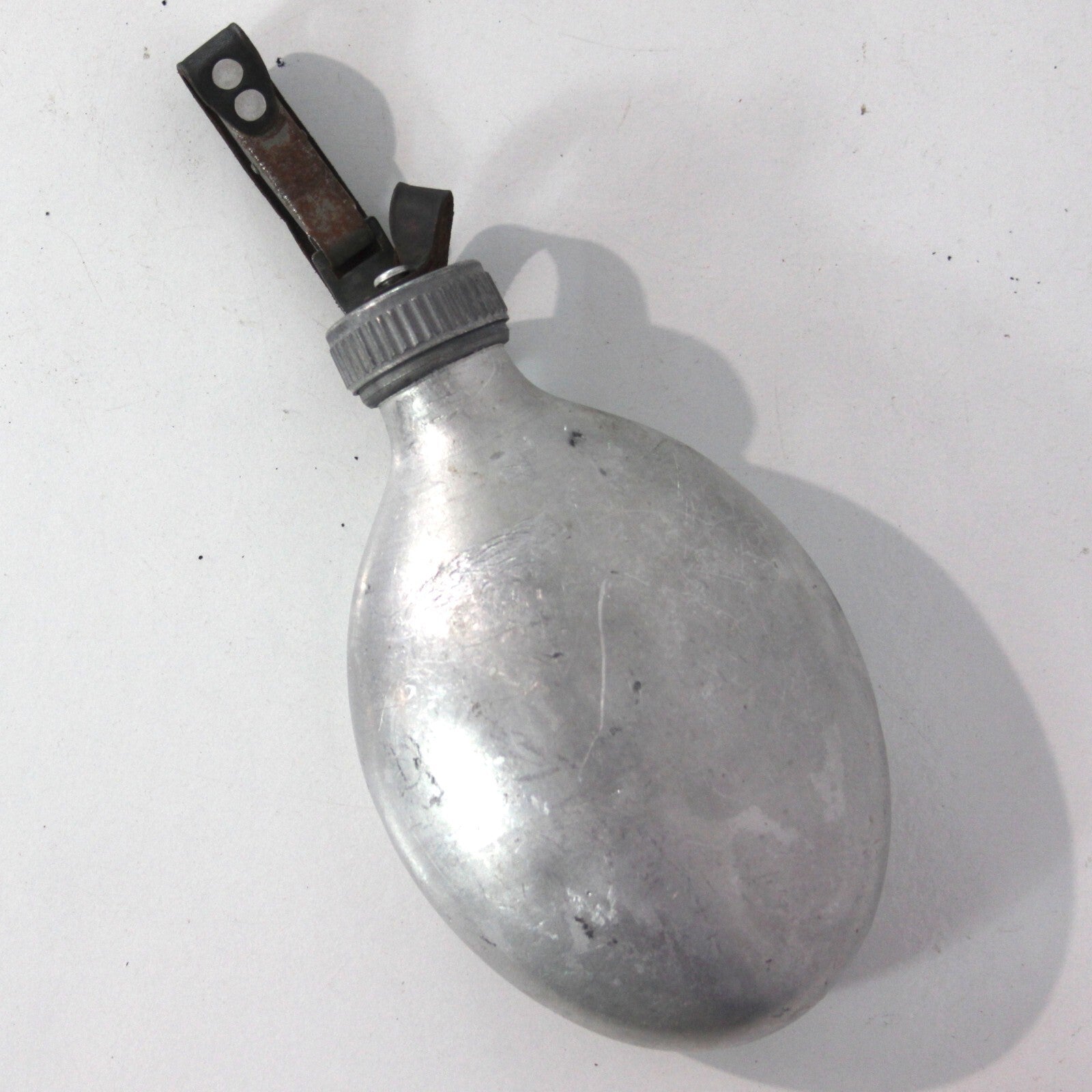 Genuine Surplus Romanian Army Hanging Metal Water Bottle Screwtop 3232