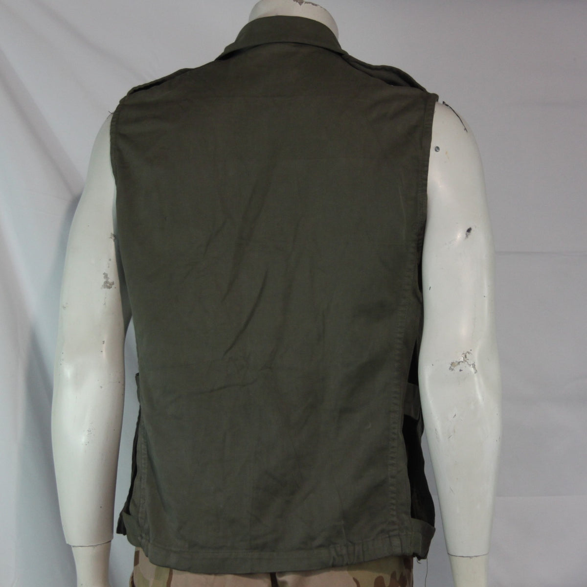 Genuine Surplus French Jacket Converted to Goa Gilet Open SideCanvas 38"  (4217)