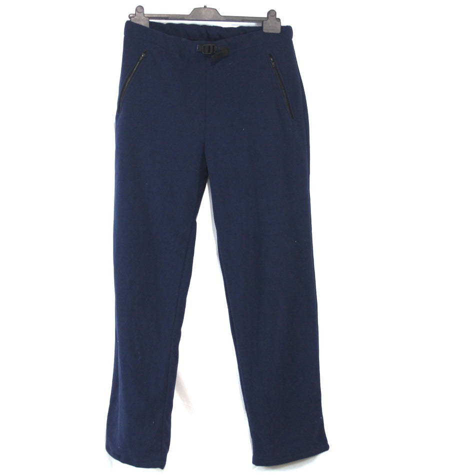Fleece Thermal Warm WInter Trousers Pull On Blue Medium 30-32" waist (3947