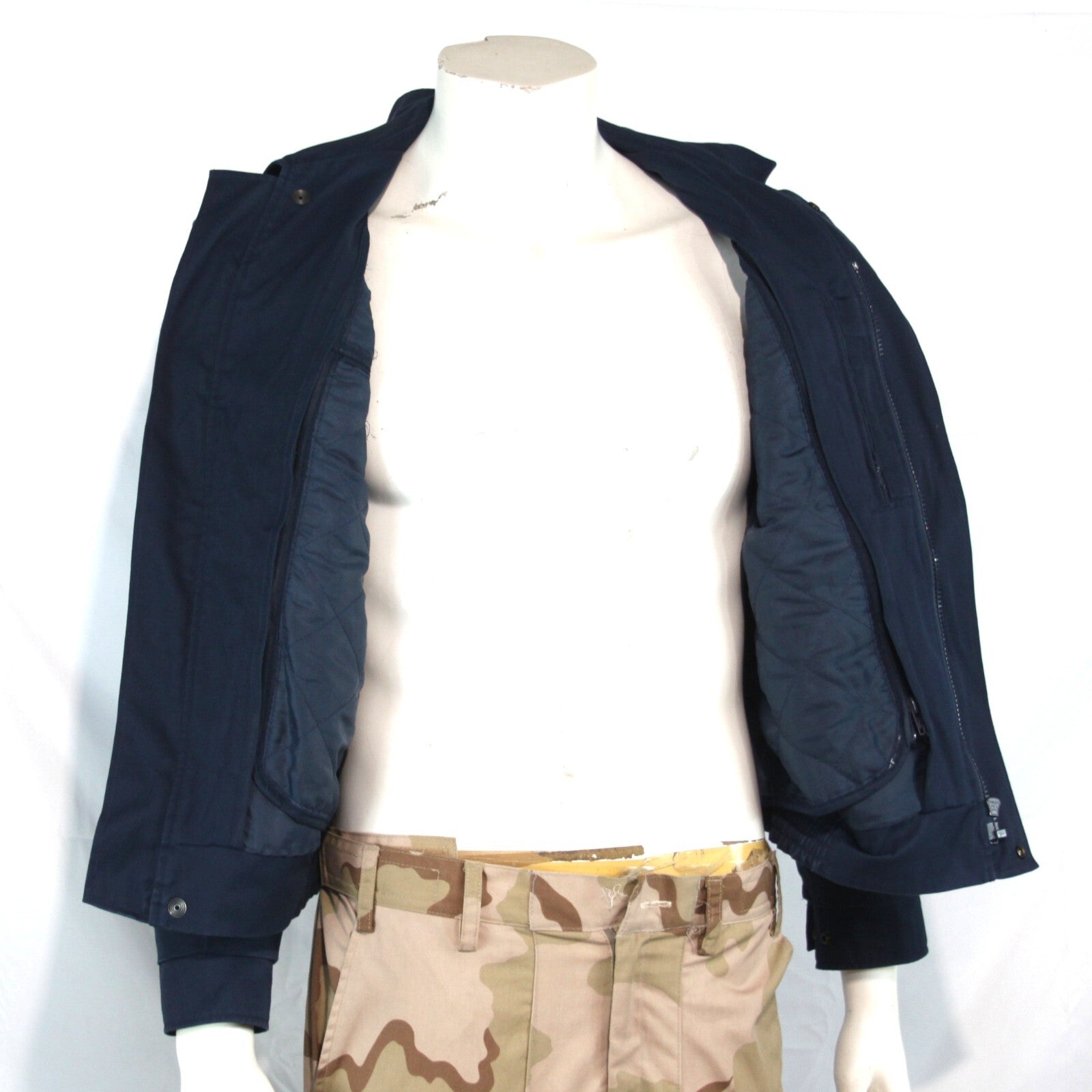 Genuine Surplus Military Windproof Short Bomber Style Jacket Navy Blue 34" (3153
