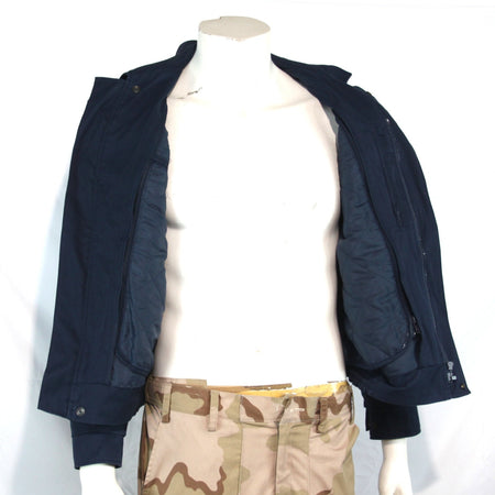 Genuine Surplus Military Windproof Short Bomber Style Jacket Navy Blue 34" (3153