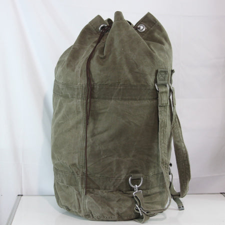Vintage German Army Kit Bag Sea Sack Canvas Bag Genuine Surplus (4329)