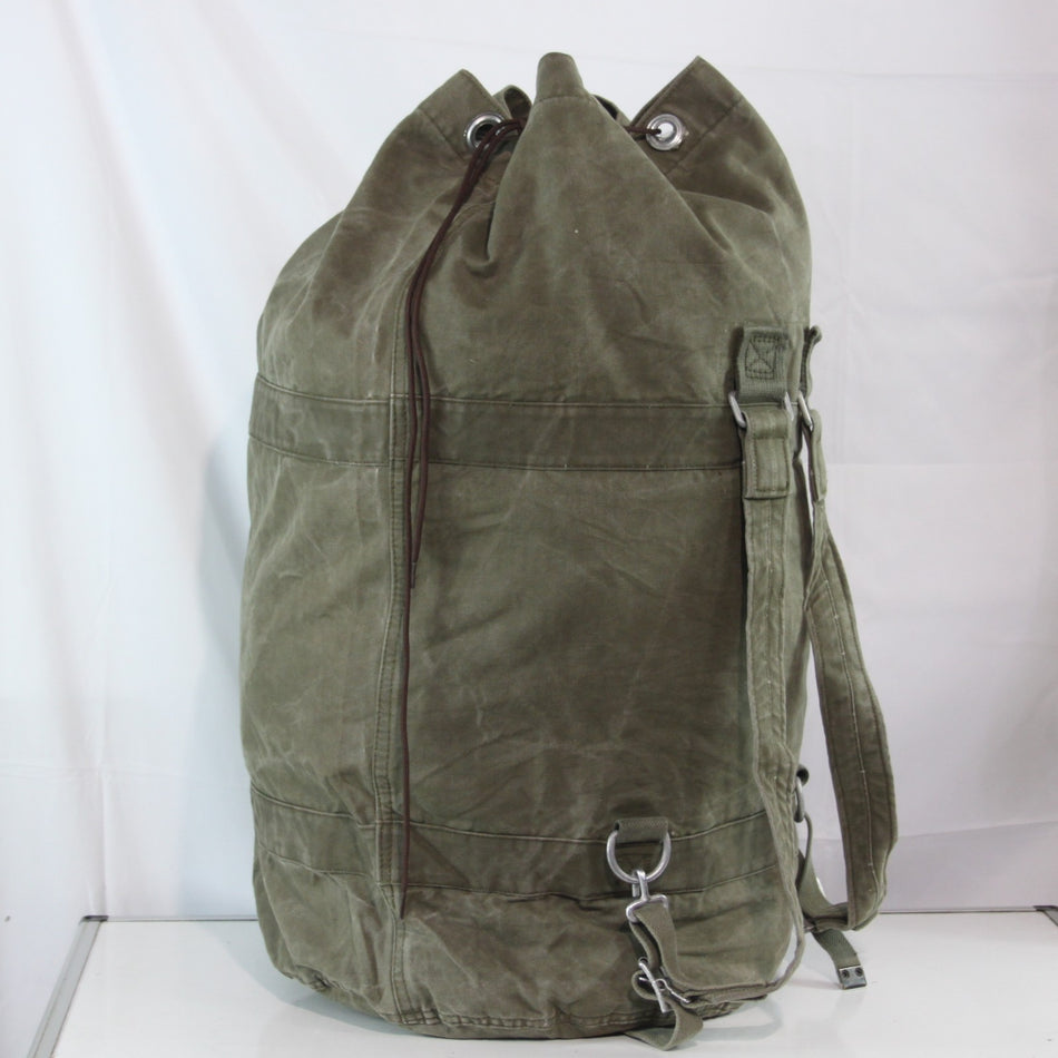 Vintage German Army Kit Bag Sea Sack Canvas Bag Genuine Surplus (4329)