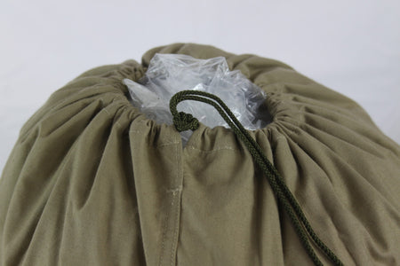 Genuine Surplus French Army Military Boot Bag Brown Canvas (1917)