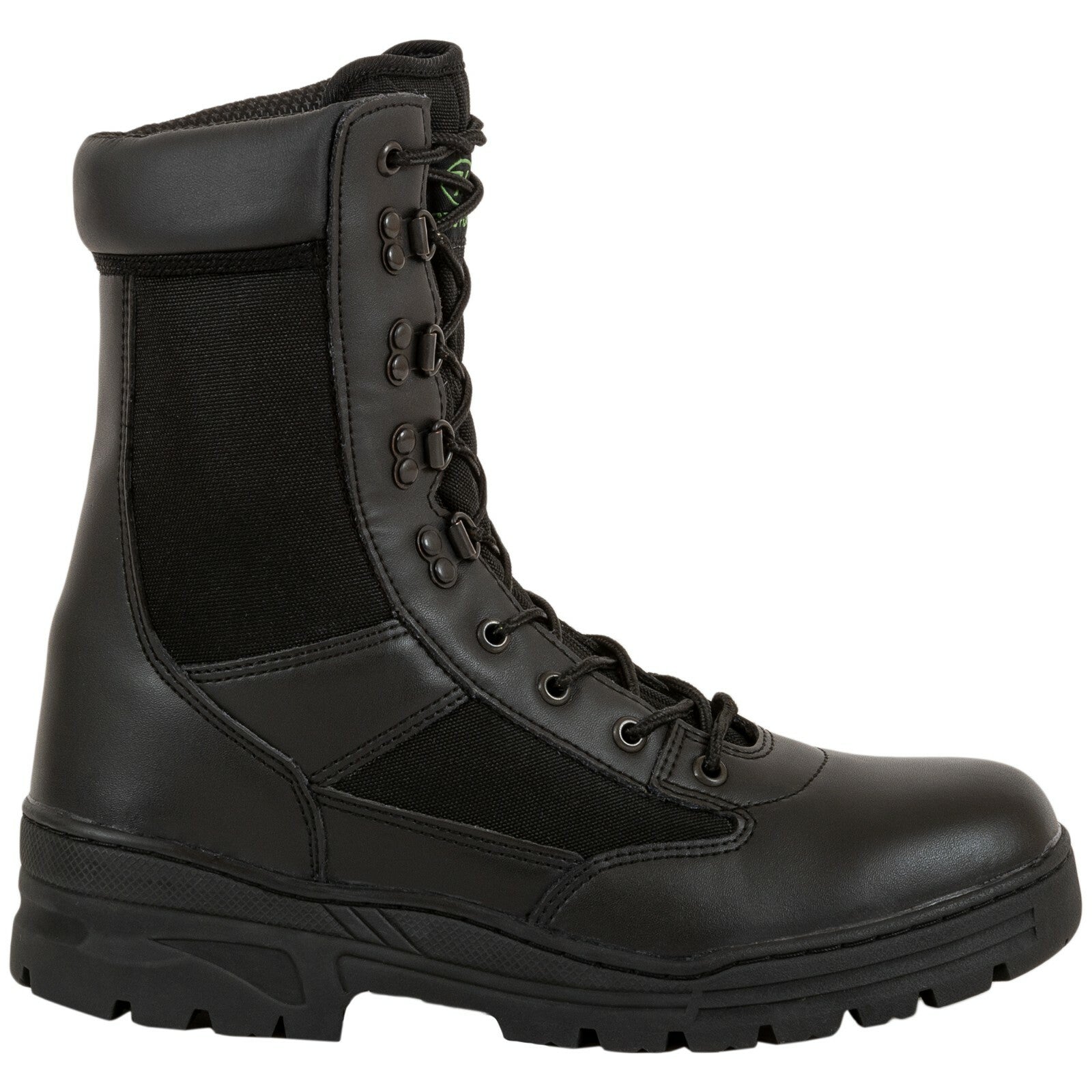 Highlander Alpha Boot Youth Mens Black Leather / Nylon Work Forces Cadets
