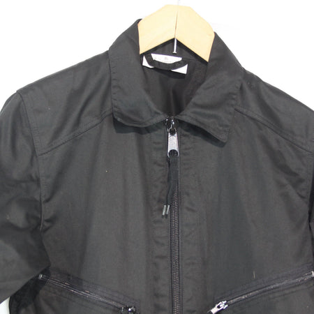 German Military Style Flight Suit Black Coverall Army Airforce 36" Chest (3999)
