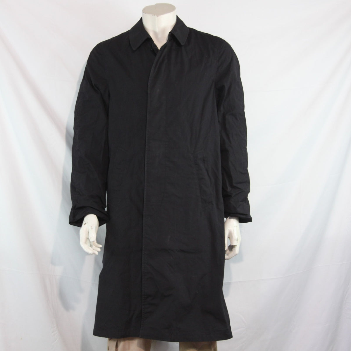British Royal Navy Raincoat Overcoat Navy BLue Genuine Surplus 36-38" (4304)