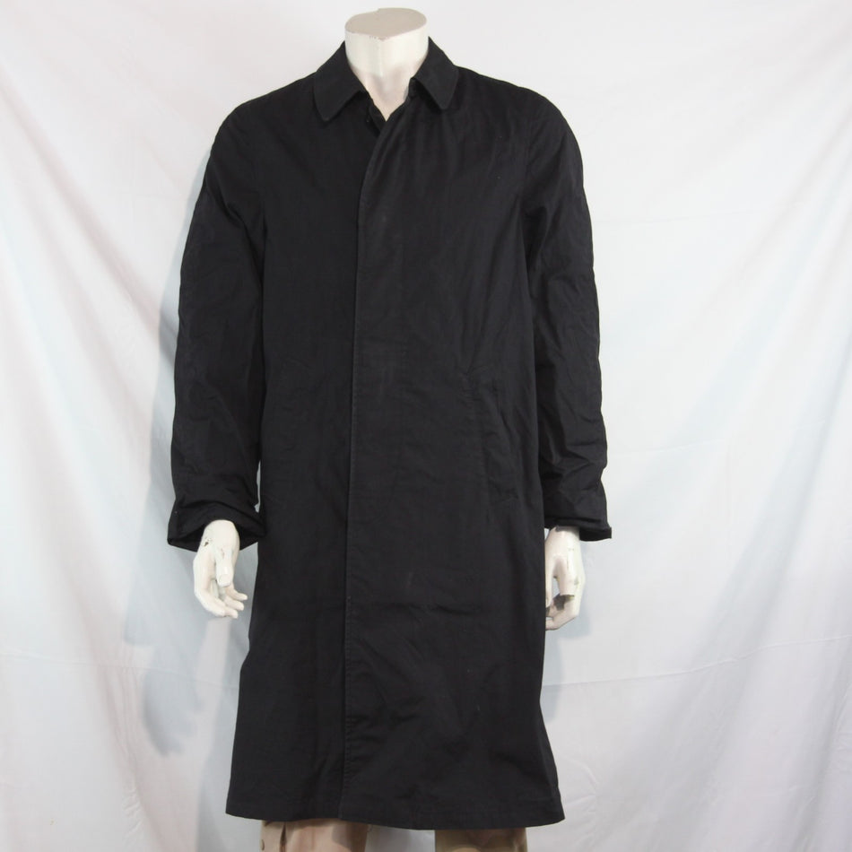 British Royal Navy Raincoat Overcoat Navy BLue Genuine Surplus 36-38" (4304)