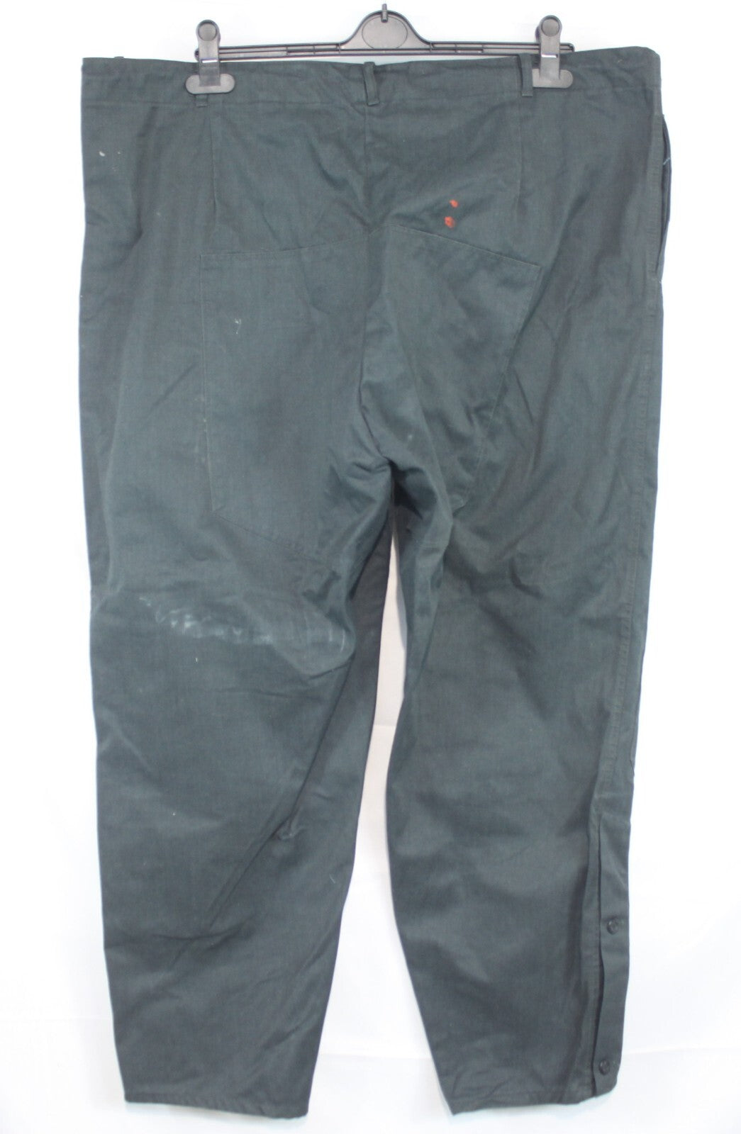 Genuine Surplus French / Belgian Vintage Canvas Trousers Stiff Navy 44" (1534)