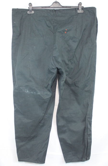 Genuine Surplus French / Belgian Vintage Canvas Trousers Stiff Navy 44" (1534)