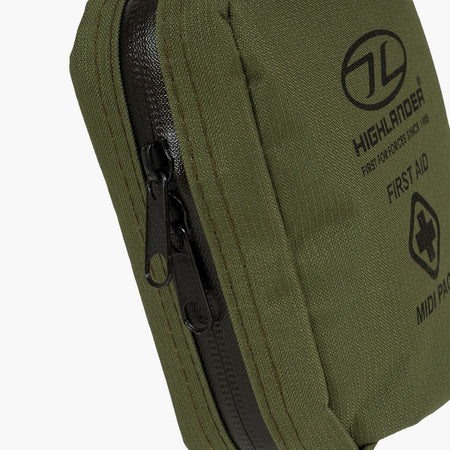 Highlander Midi First Aid Kit Military Green