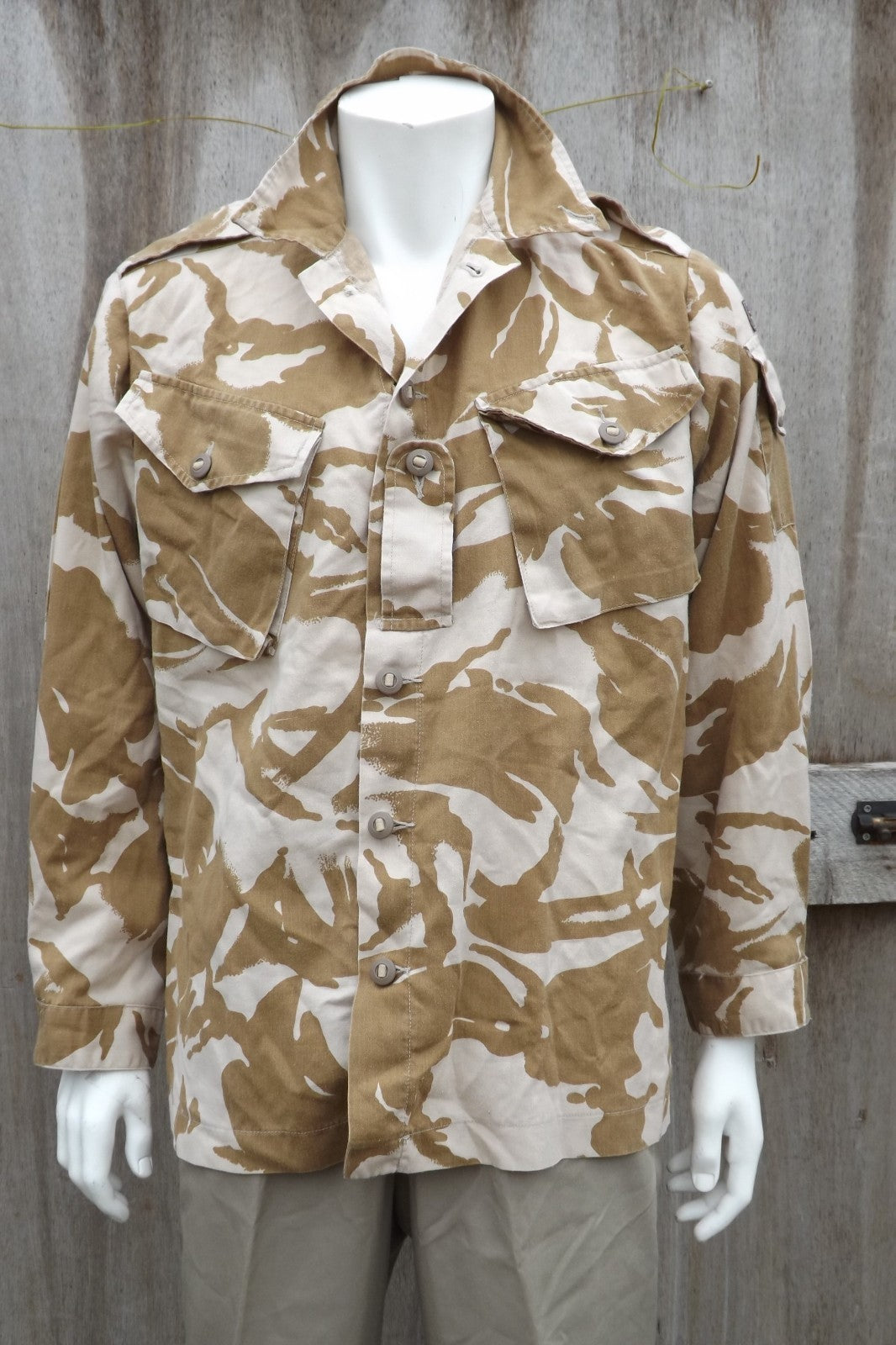 Genuine Surplus British Desert S95 Shirt Camouflage Sand Lightweight