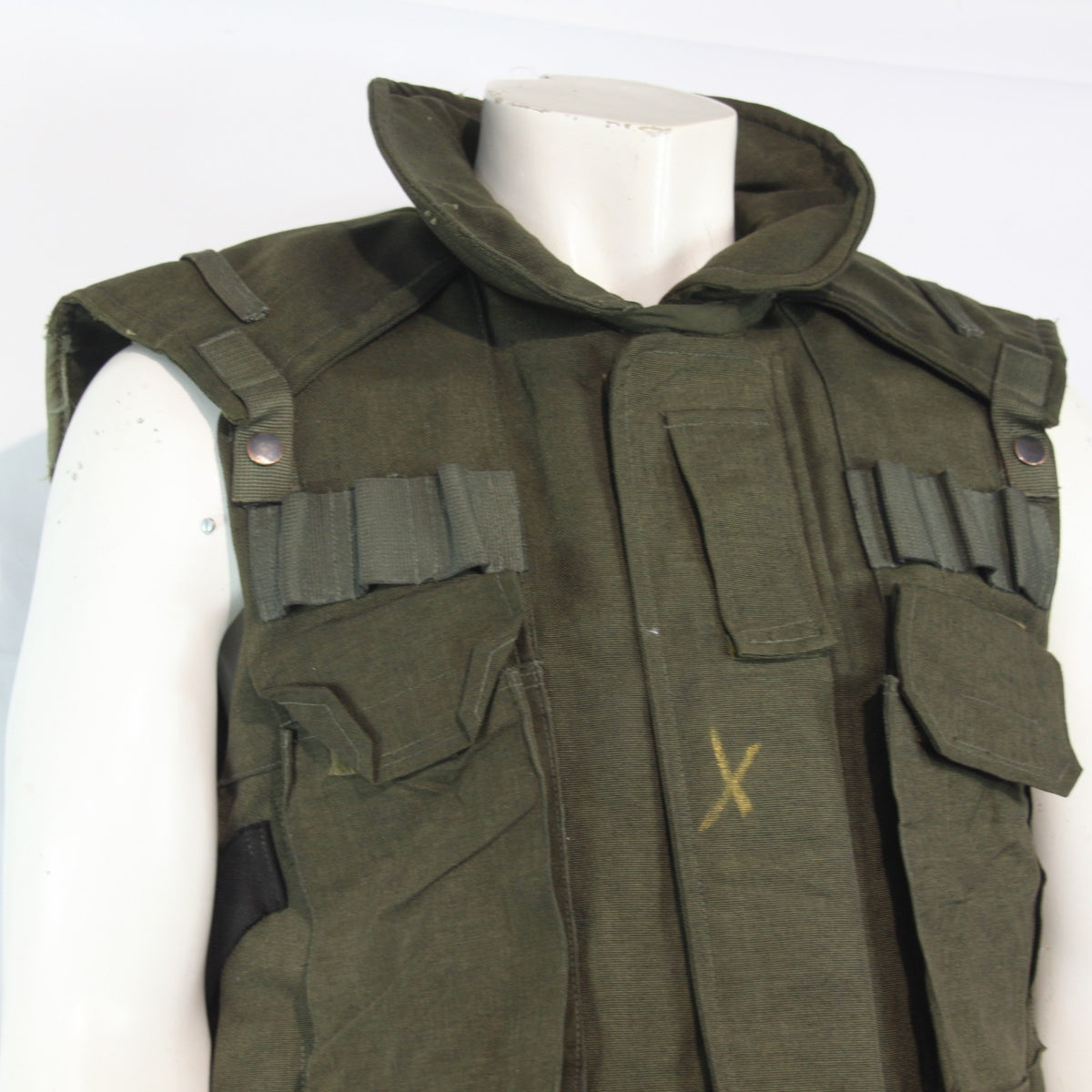 Austrian Military Body Armour Cover with Kevlar Genuine Surplus Olive 44" 3977