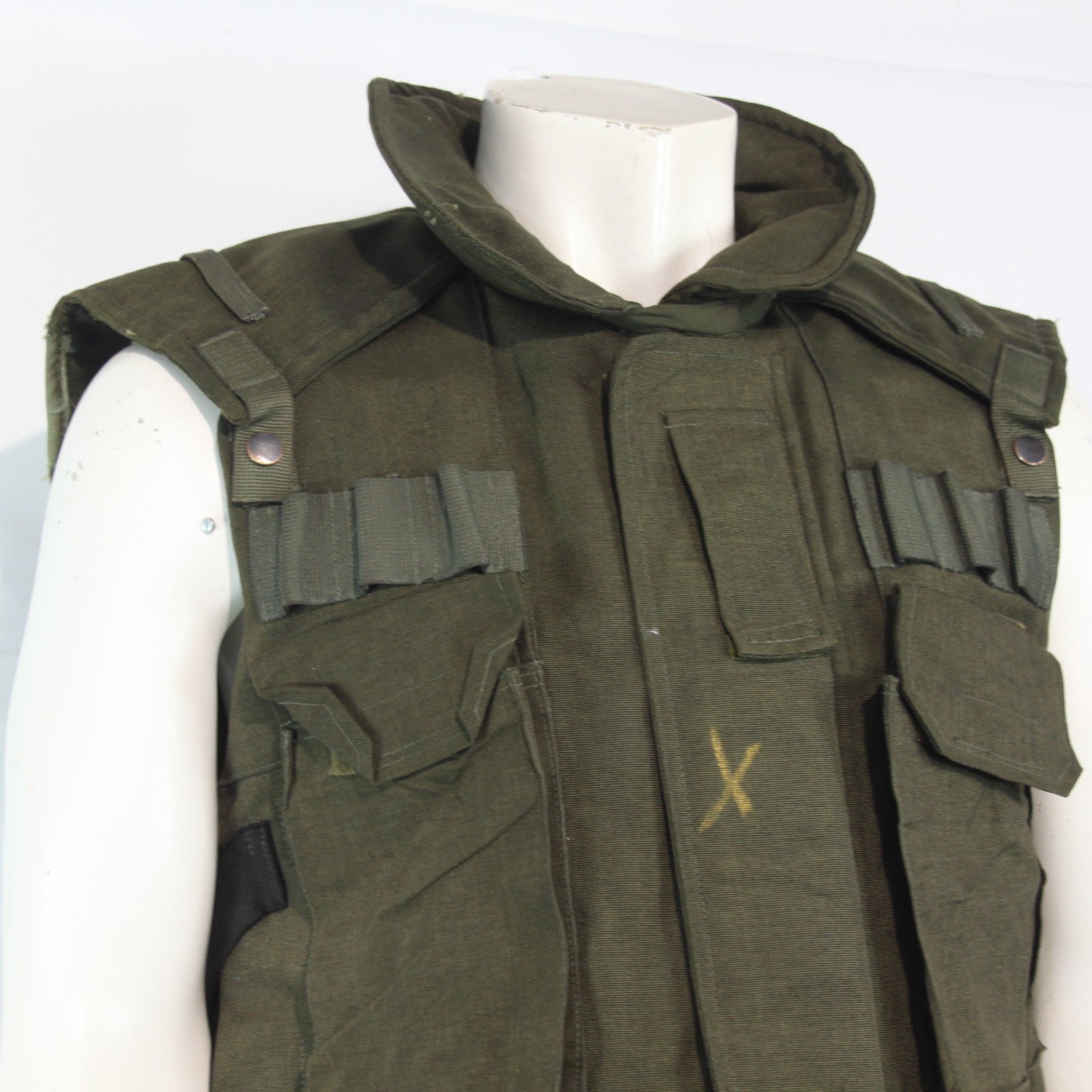 Austrian Military Body Armour Cover with Kevlar Genuine Surplus Olive 44" 3977