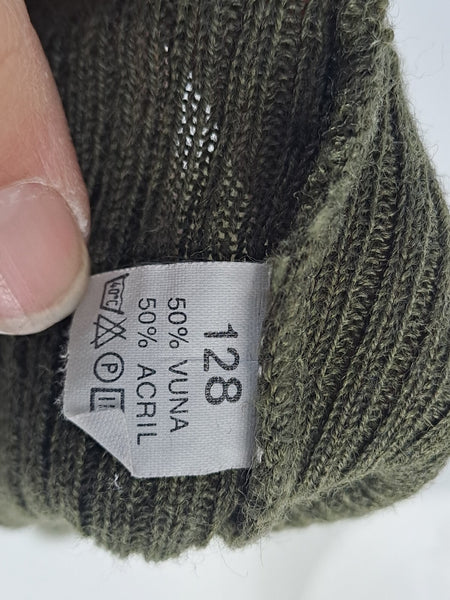 Genuine Surplus Croatian Army Military Balaclava Wool Mix Olive Knitted 2652