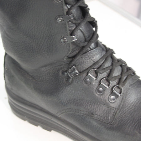 Genuine Surplus Swiss Army Black Leather Ranger Boots Grade 1 (3309)