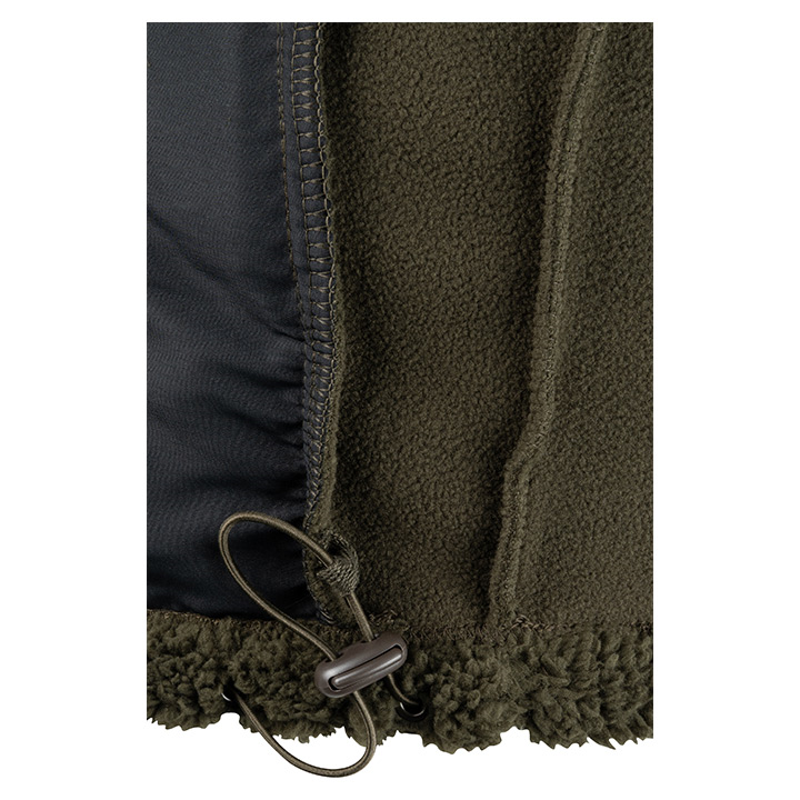 ED Jack Pyke Countryman Chunky Fleece Gilet Double Zip Front Waistcoat Olive