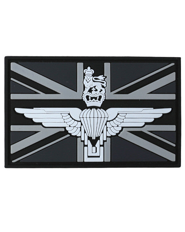 KT Parachute Regiment PVC Rubber Morale Patch Olive tactical hook 3D Army Paras