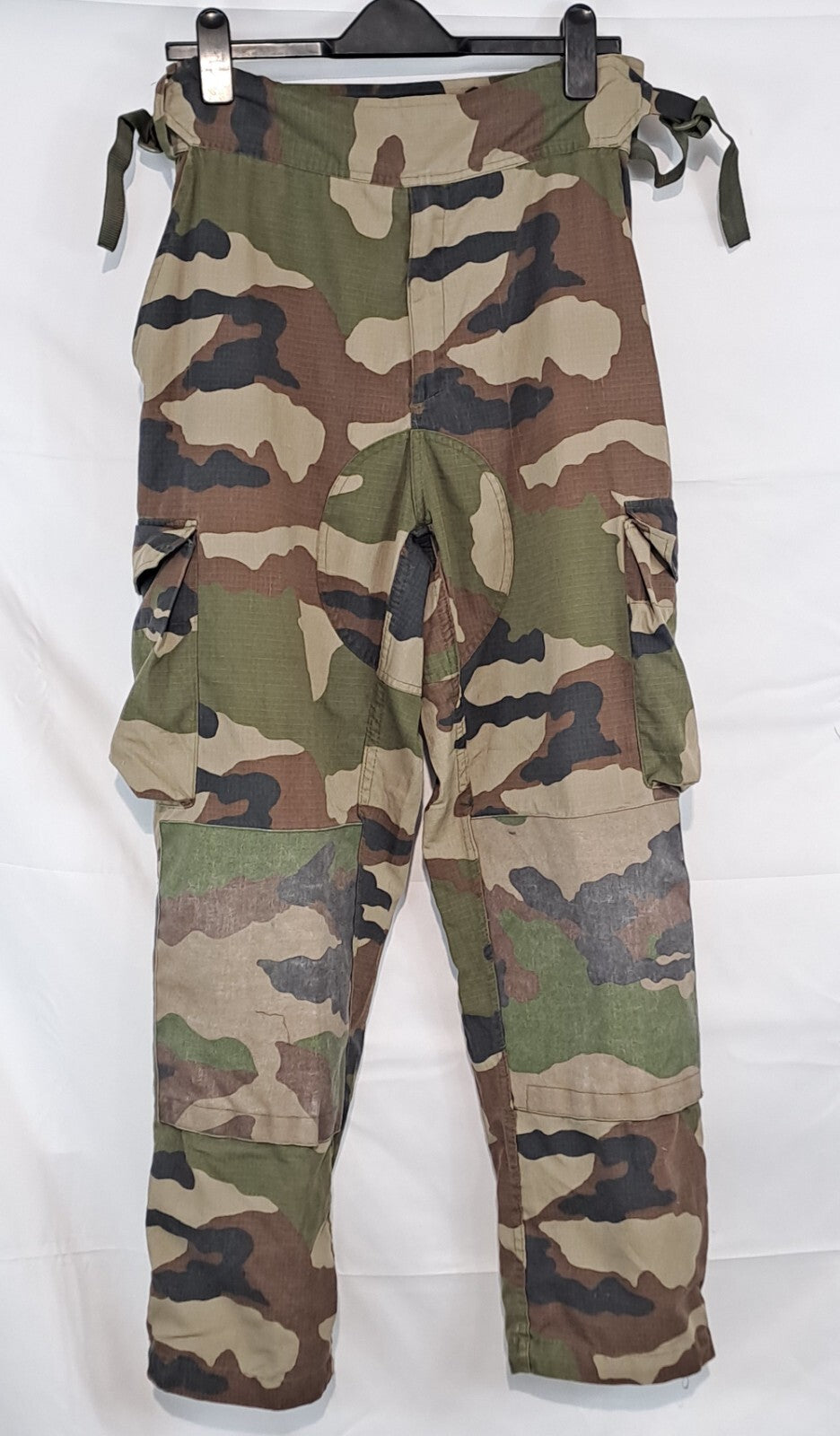 Genuine Surplus French CCE Camouflage Trousers Combats Flat Front 32-34" (3124)