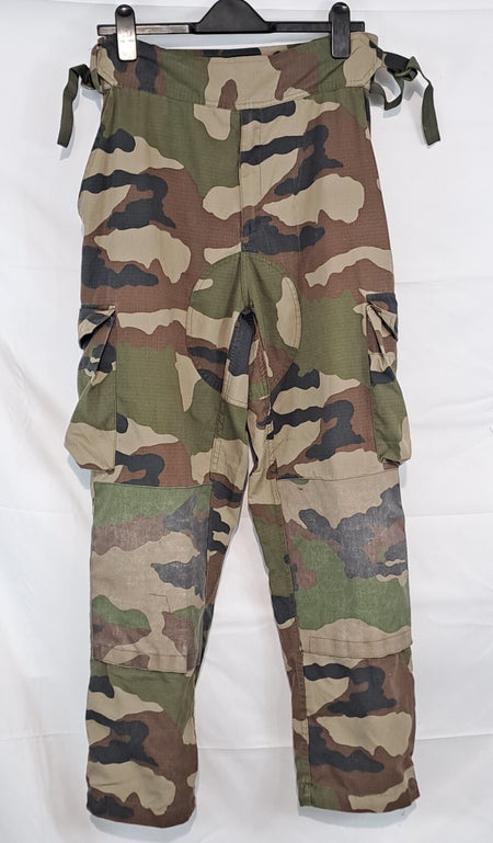 Genuine Surplus French CCE Camouflage Trousers Combats Flat Front 32-34" (3124)
