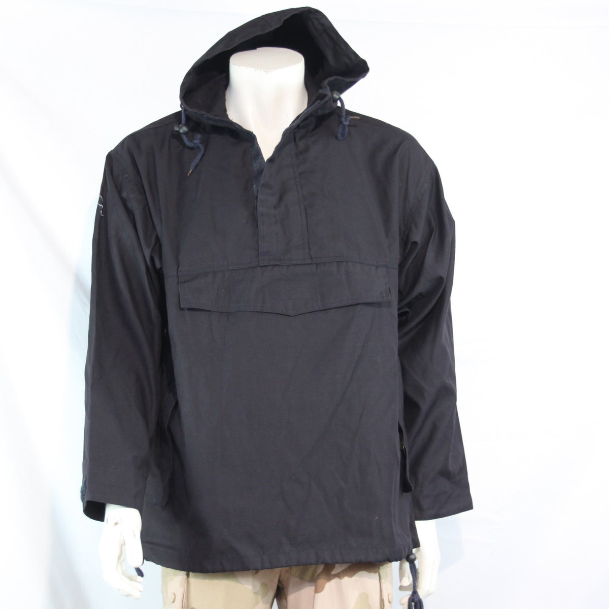 Navy Blue Windproof Smock Military Style Jacket Small  (3603)