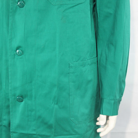 Emerald Green Austrian Army Warehouse Coat Belted at back 42-44" Genuine (4142)