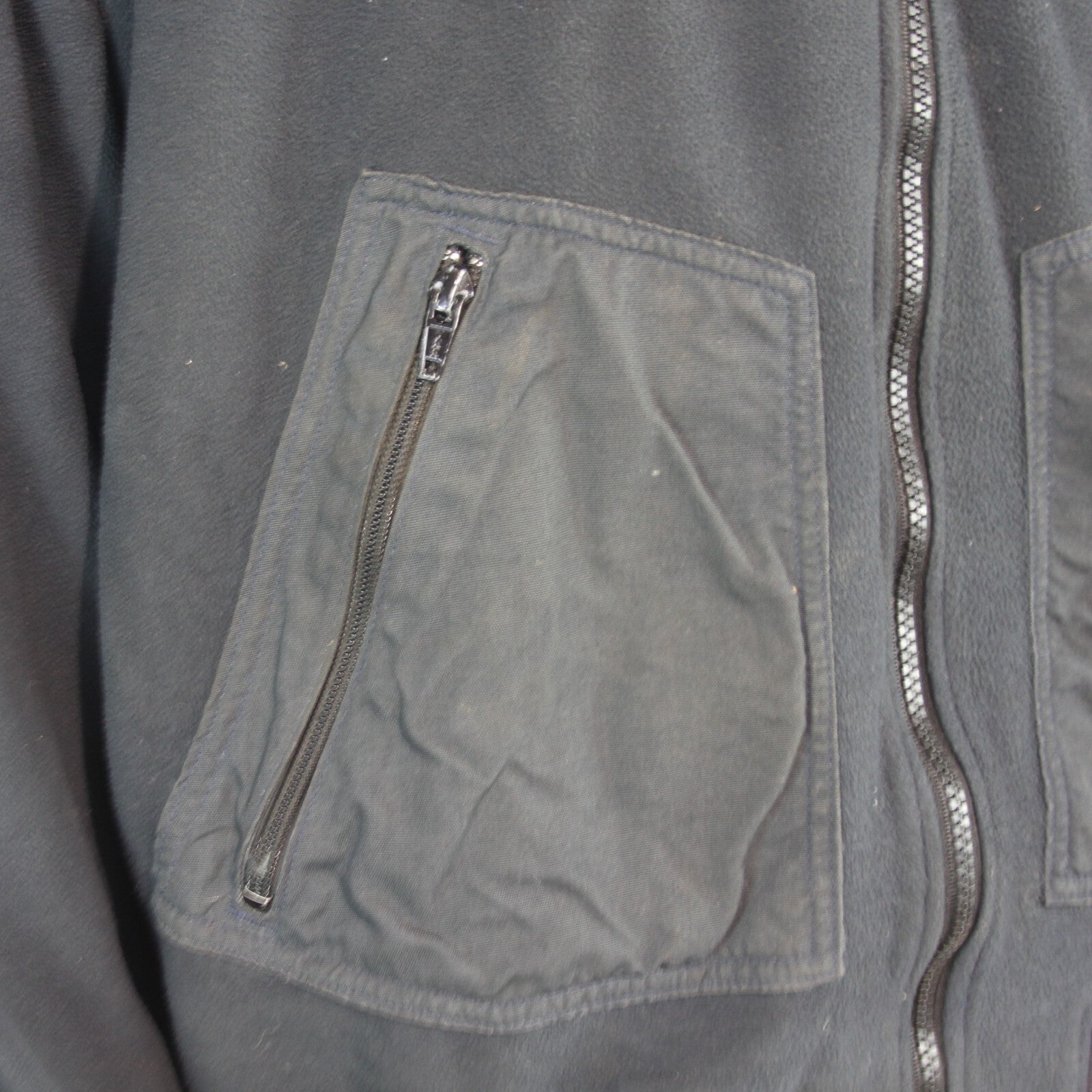 Genuine Surplus Austrian Army Fleece Jacket Black Munition 40-42" (3166)
