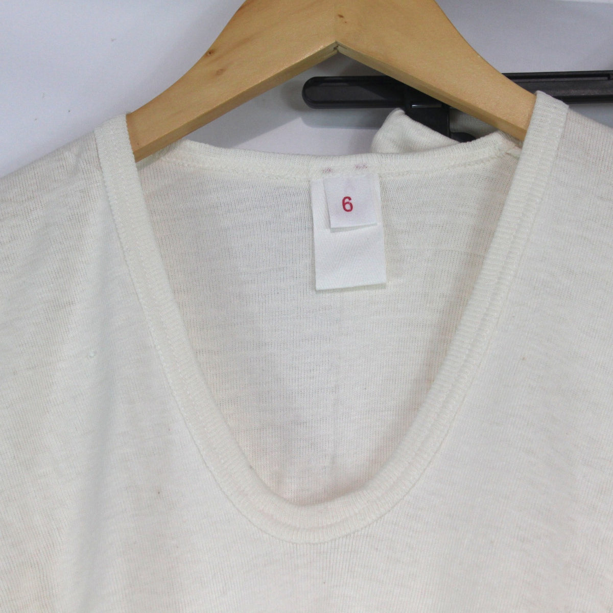 Vintage East German White Thermal Vest Long Johns Set Genuine Surplus 38" (3828)