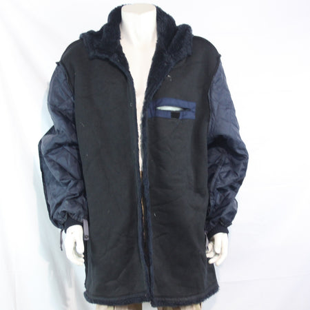 Genuine Surplus Dutch Army Faux Fur Parka Liner Navy Blue Thermal 52-54" (3710)