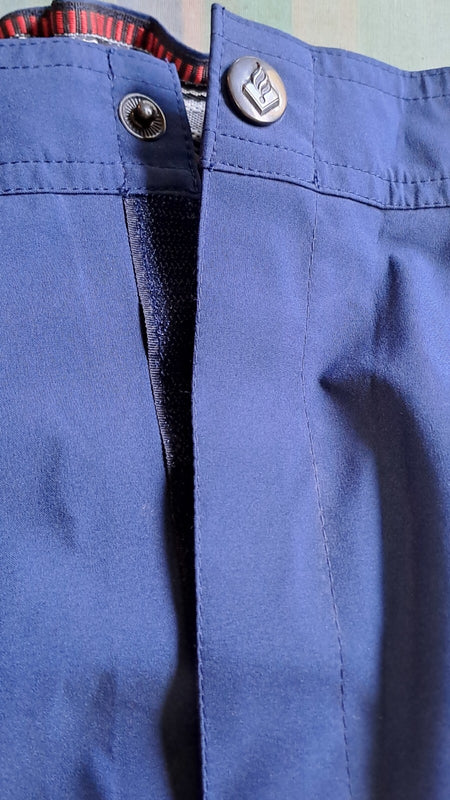Genuine Surplus Open Side Rain Waterproof Trousers Lightweight 32-34" (2772)