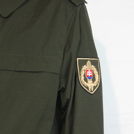 Czech Genuine Surplus Army Jacket Olive Microfibre Parka Unlined 44-46" (4027)