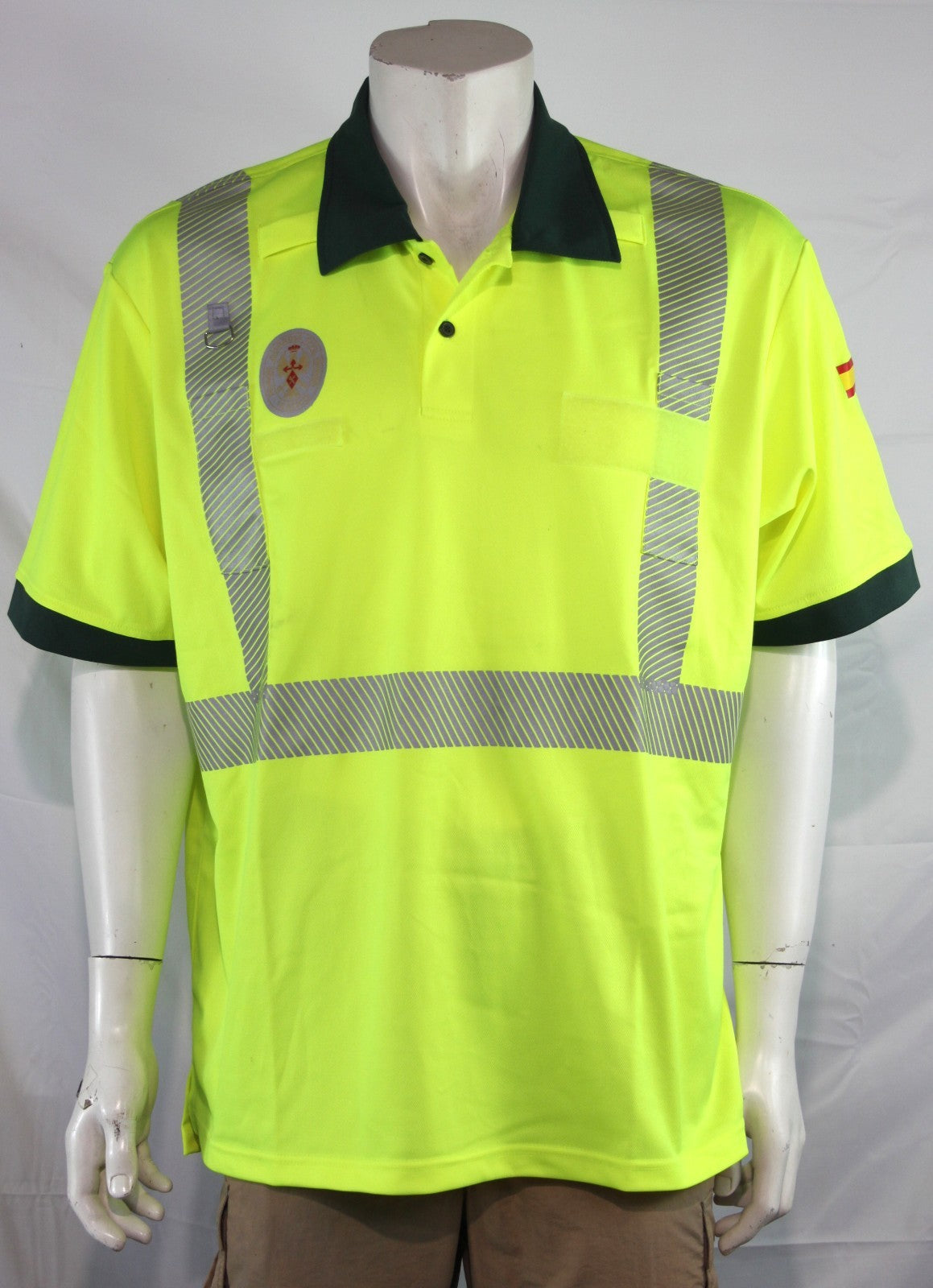 Genuine Surplus Spanish Traffic Police CivilGuard High Visibility Polo M (2215)
