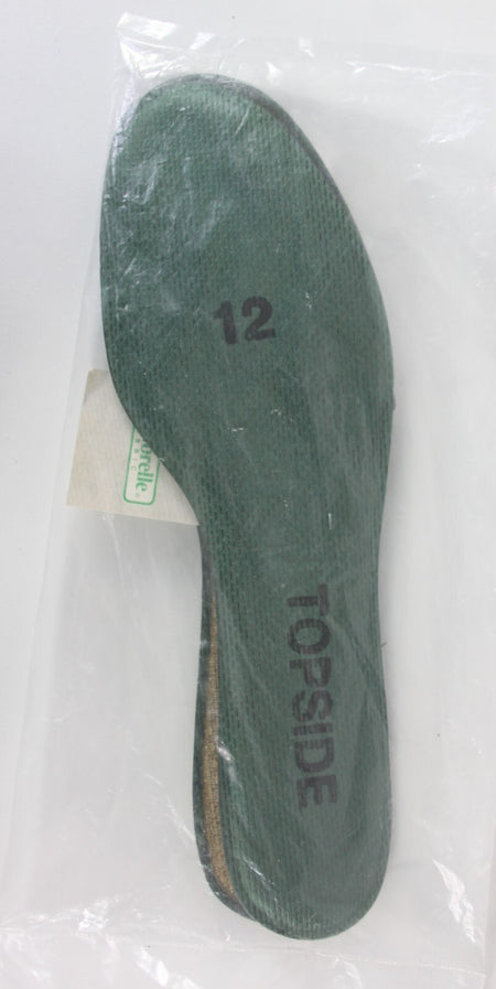 Genuine Surplus NEW German/Dutch Plastic Insoles Green/Tan Washable Size UK 7