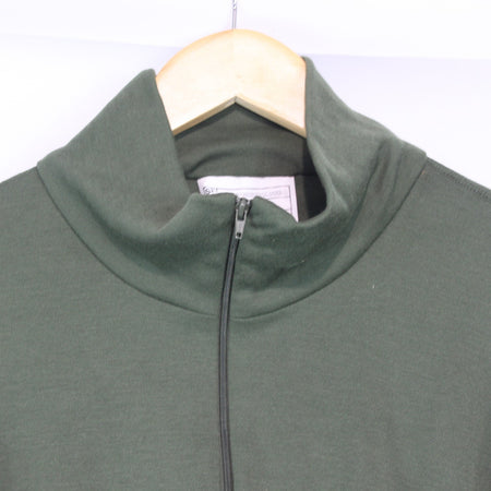 Spanish Army Thermal Top Genuine Surplus Zip Neck Military Long Sleeve (3821)