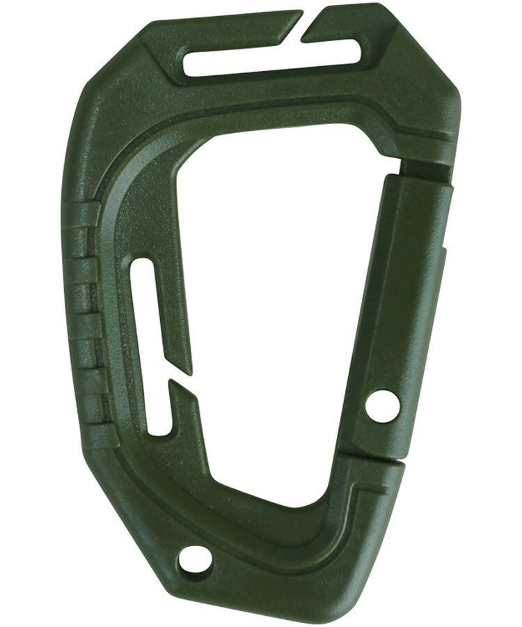Spec Ops Army Carabiner Clip Single Military MOLLE  Forces Airsoft  Black Olive
