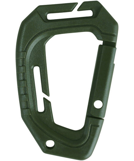 Spec Ops Army Carabiner Clip Single Military MOLLE  Forces Airsoft  Black Olive