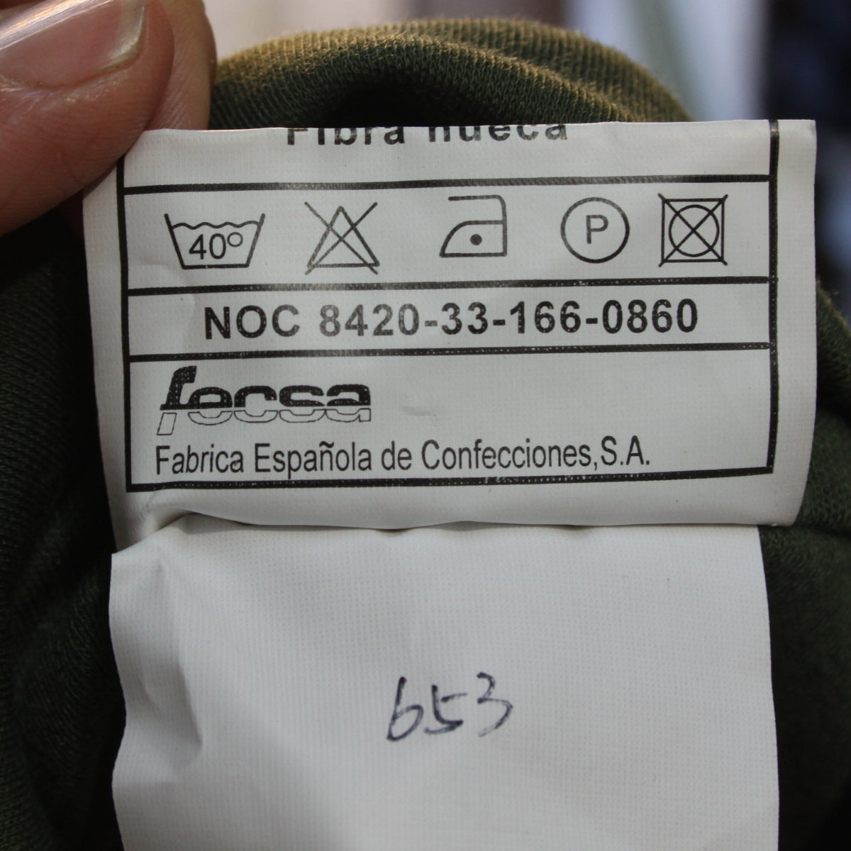 Spanish Army Thermal Top Genuine Surplus Zip Neck Military Long Sleeve (3821)